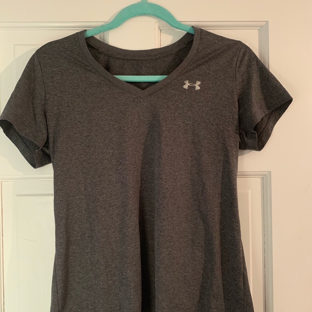 under armour v neck tee